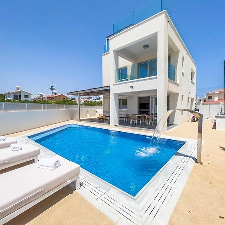 Geo Panoramic Villa +Pool +Game Room +Gym Protaras Exterior photo